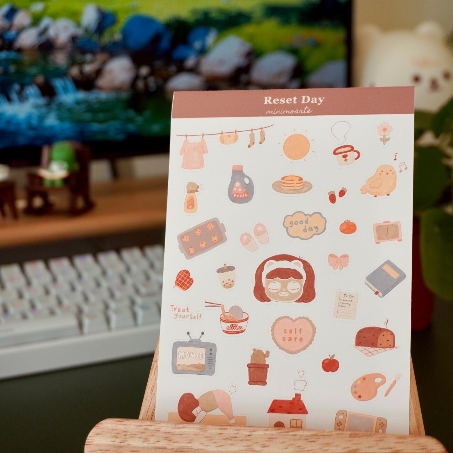Reset Day Sticker Sheet