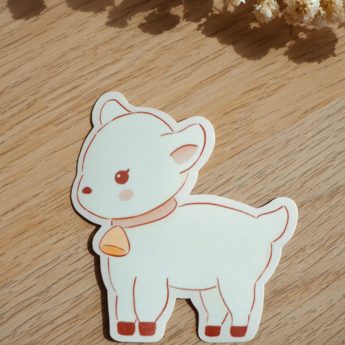 Yuki The Goat Die-Cut Sticker