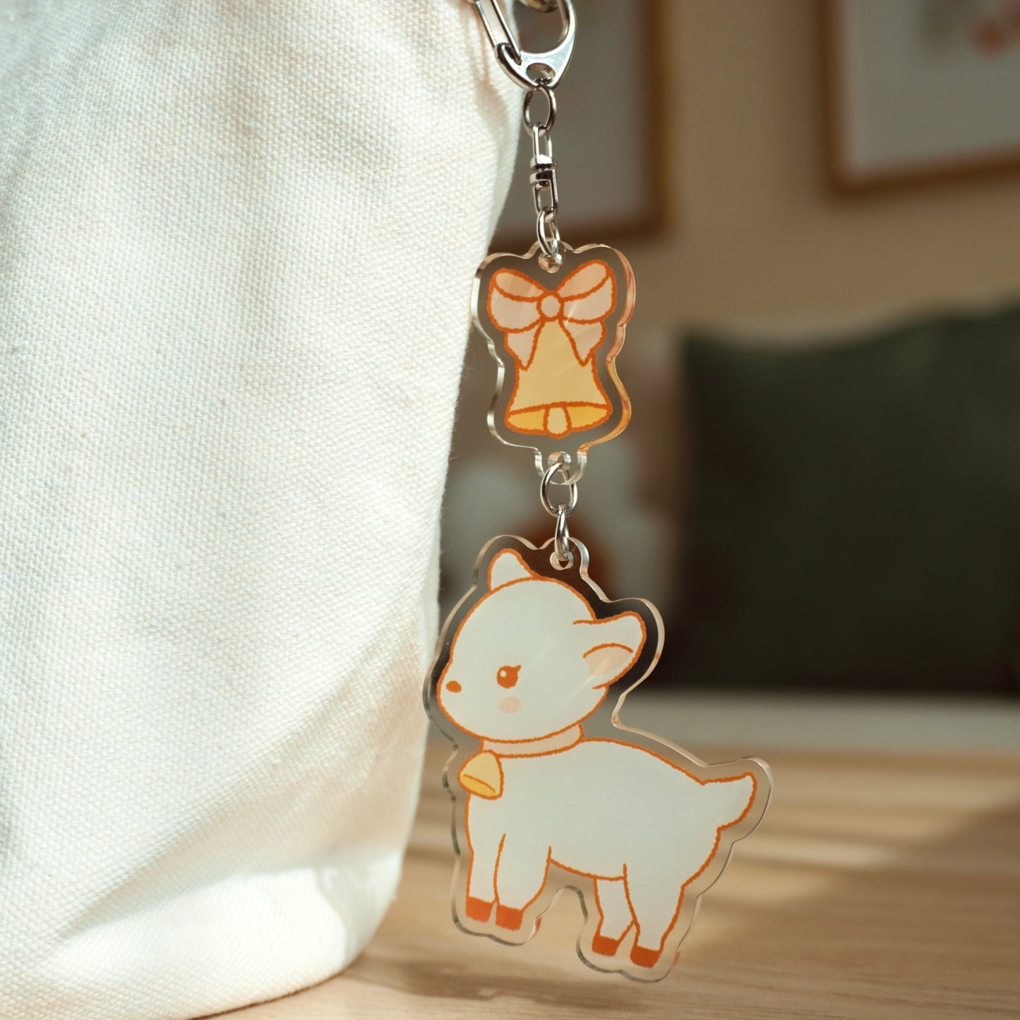 Yuki The Goat Keychain