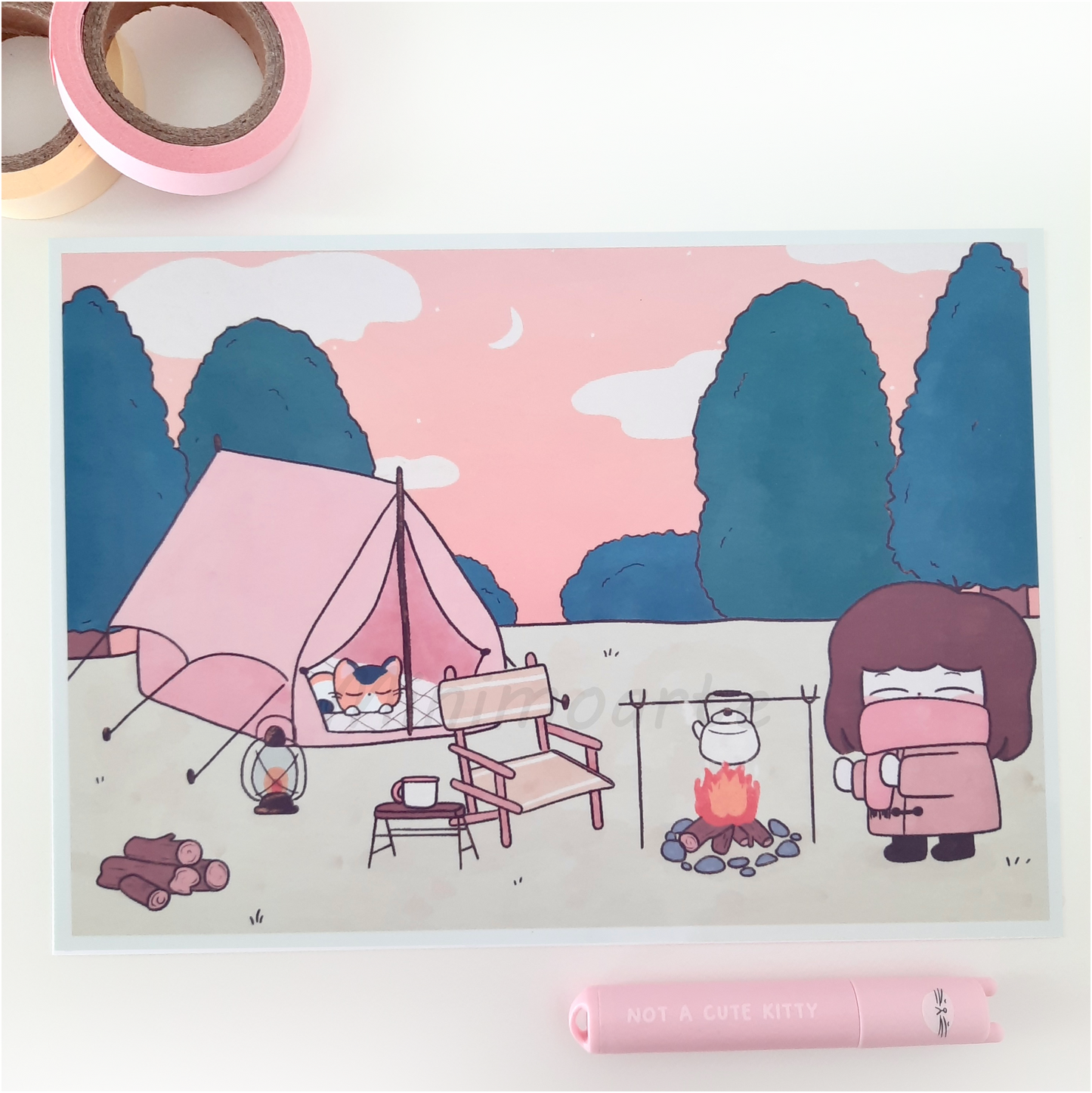 Minimo Camping Print