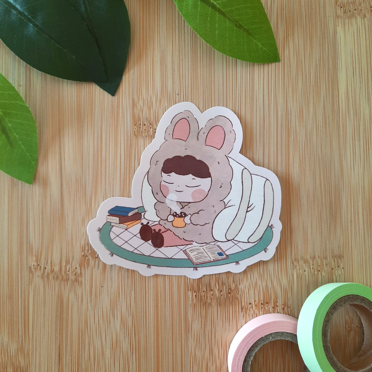 Cozy Minimo Die Cut Sticker