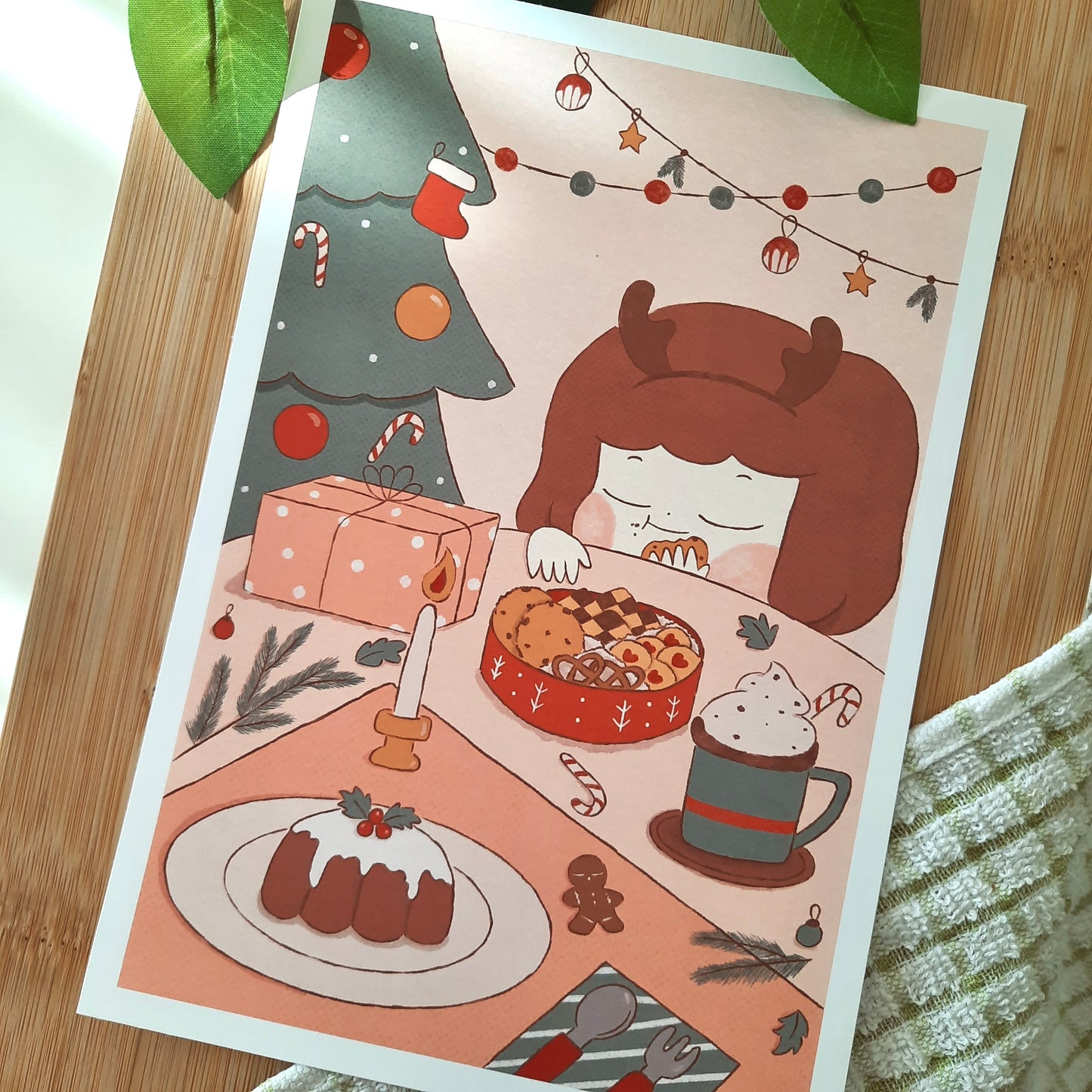 Cozy Holidays Art Print