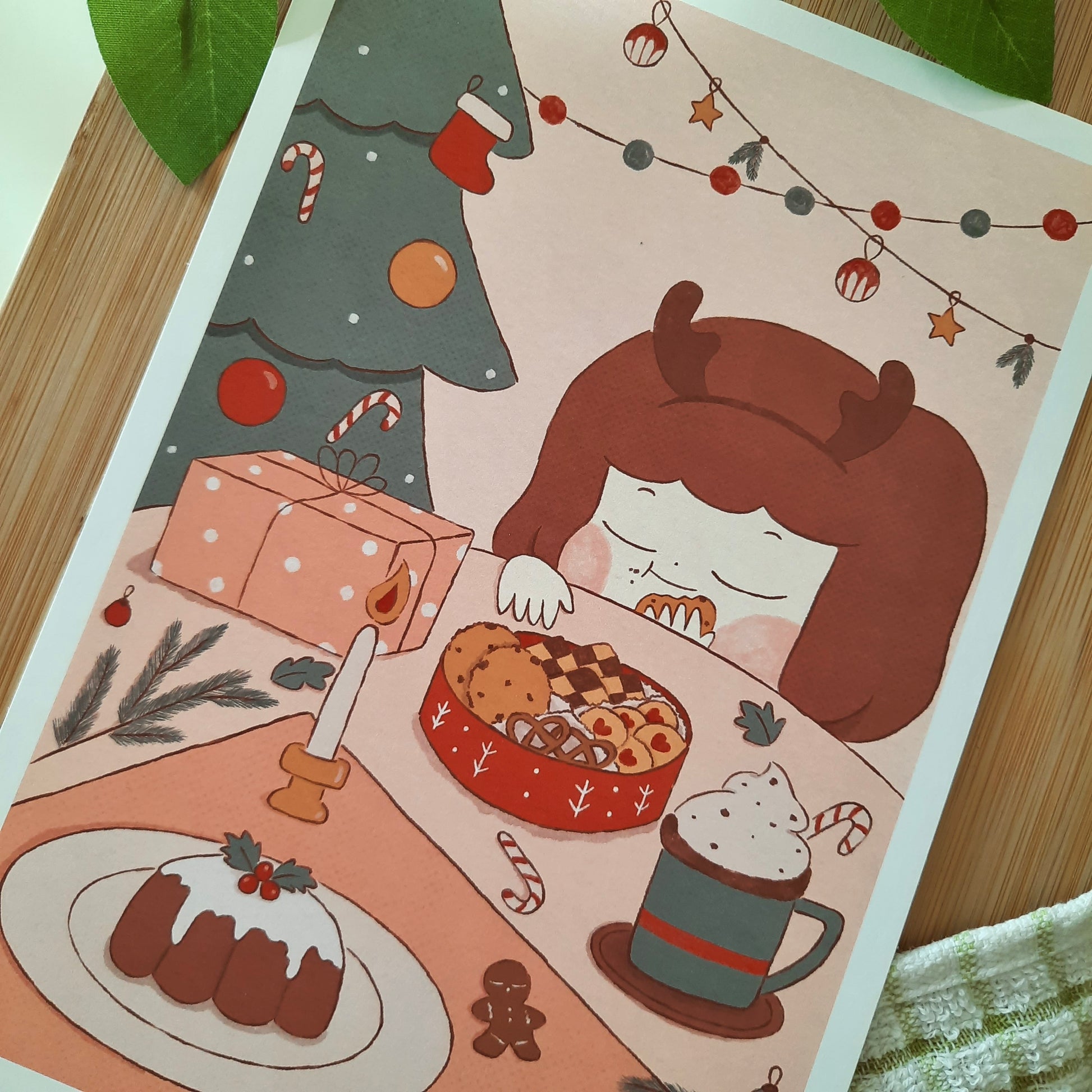 Cozy Holidays Art Print