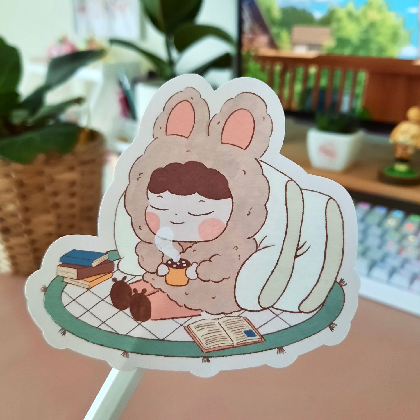 Cozy Minimo Die Cut Sticker