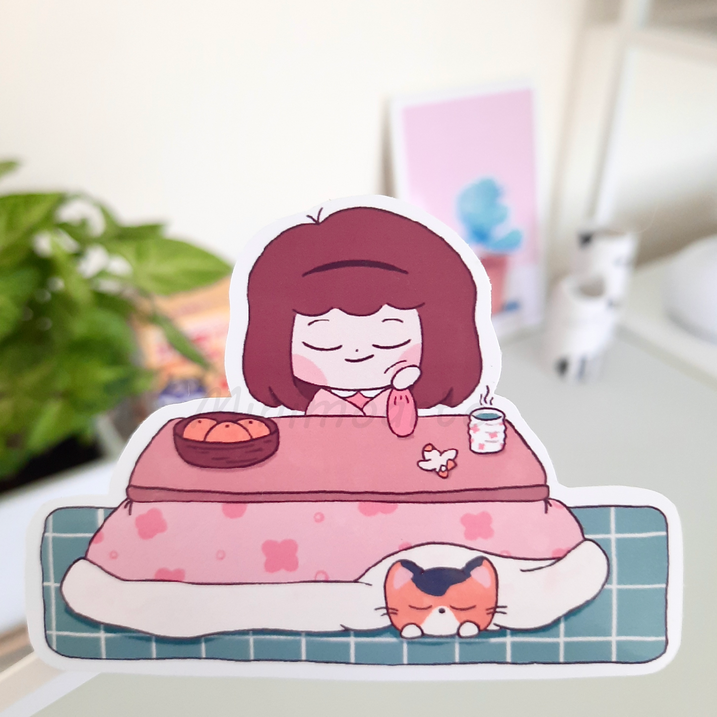 Minimo Cozy Kotatsu Die Cut Sticker