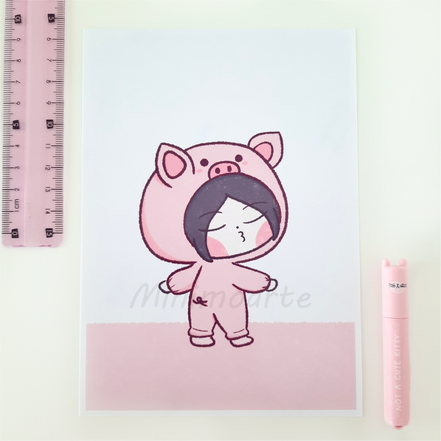 Minimo Pig Print