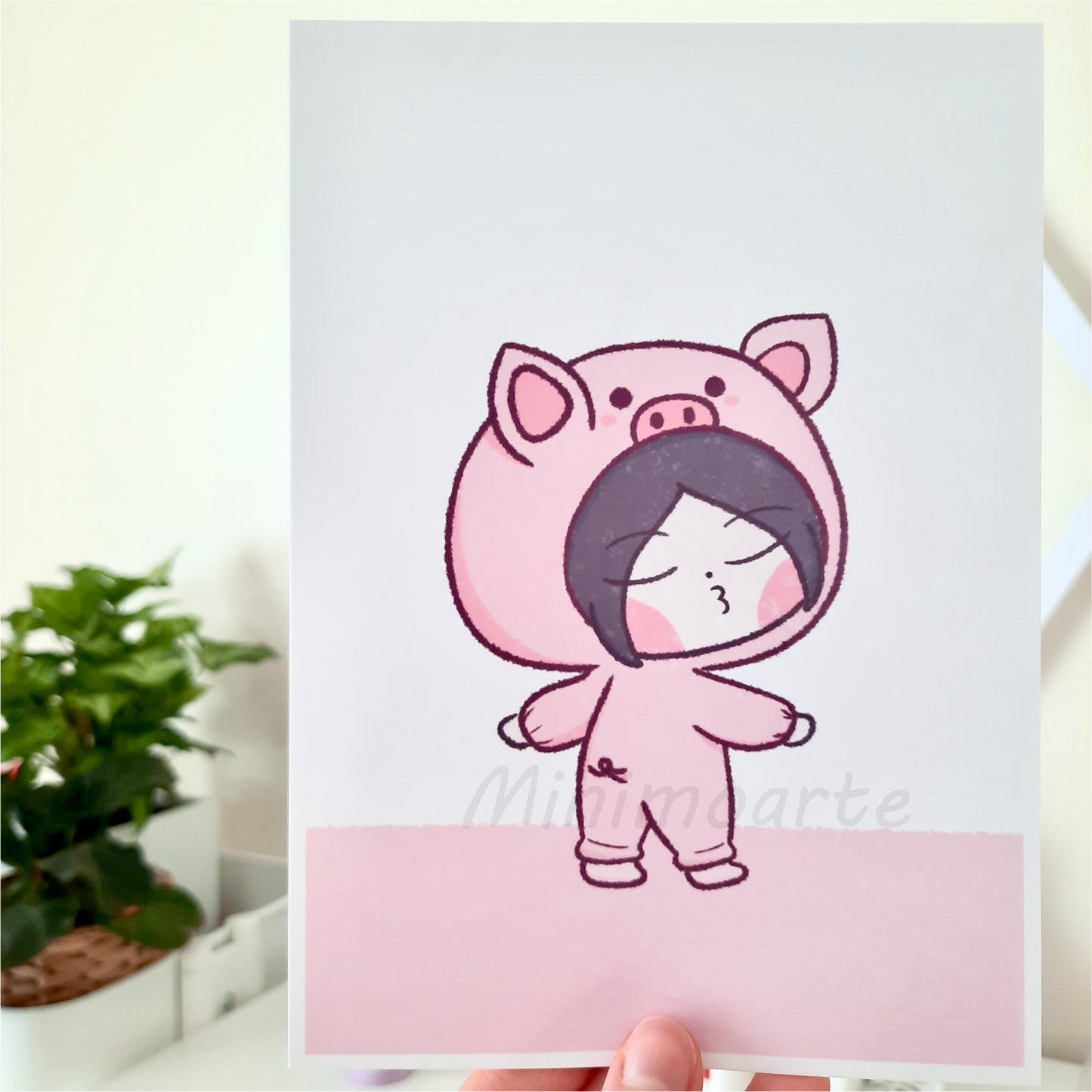 Minimo Pig Print