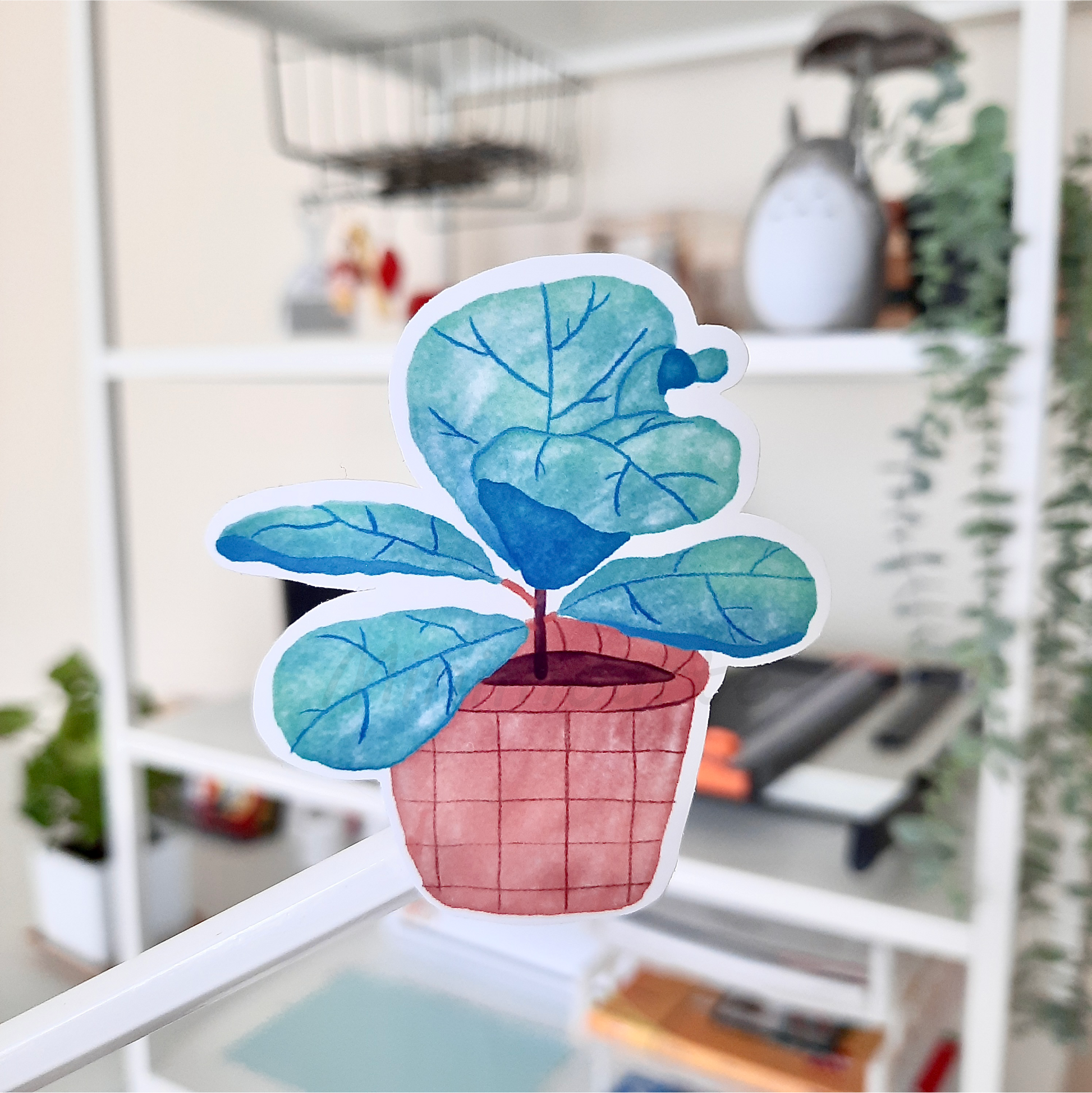 Fiddle Leaf Fig Die Cut Sticker