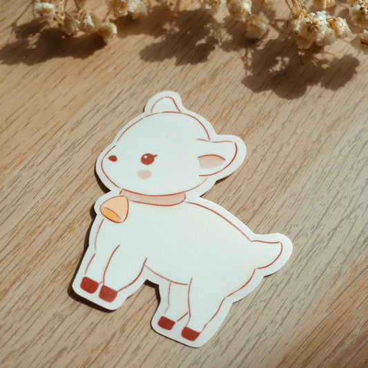 Yuki The Goat Die-Cut Sticker