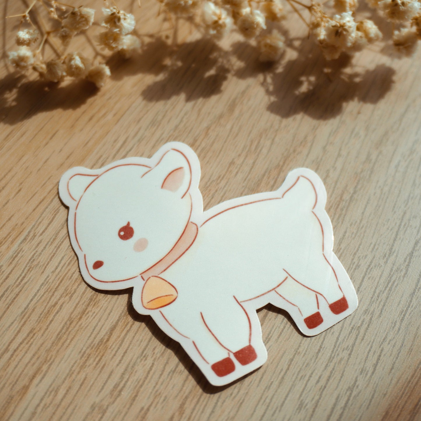 Yuki The Goat Die-Cut Sticker
