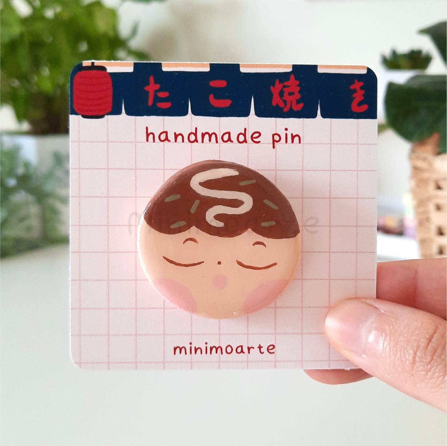 Takoyaki Clay Pin